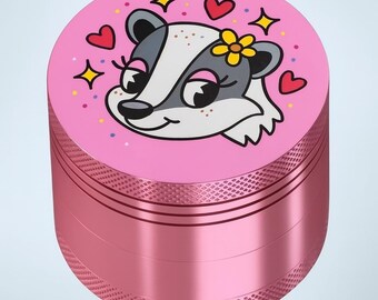 Grinder rose étoiles Herts style dessin animé mignon