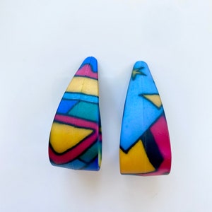 Postmodern Pop Art Earrings