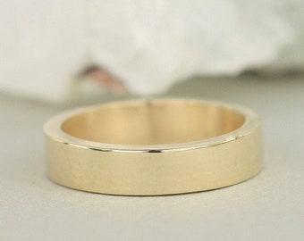 Mens Wedding Band. 9ct Gold Wedding Ring. Chunky Rings. Art Deco Wedding. Wide Band Ring. Thumb Ring Men. His and Hers Rings. Thick Band