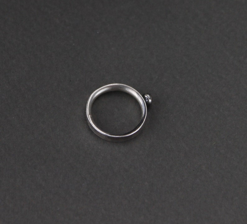 Bohemian Jewelry Delicate Jewellery Sterling Silver Midi Ring Little Finger Stud Mid Finger Ring Simple Jewellery Above Knuckle Ring