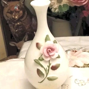 レア　コールポート　花瓶　アンティーク 英国アンティークの陶器の一輪挿し、コールポート（Coalport）の