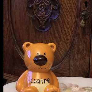 Teddy bear money piggy bank