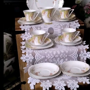 vintage Art deco 1930s 18 piece  tea set