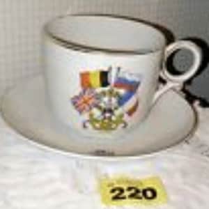 WW1 For Right And Freedom cup and saucer