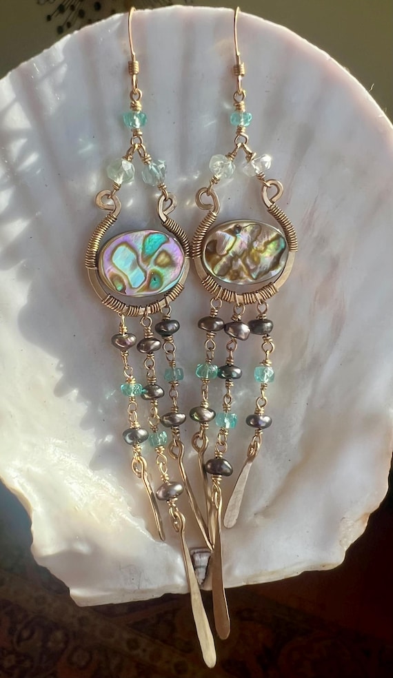 The Golden Mermaid Earrings..