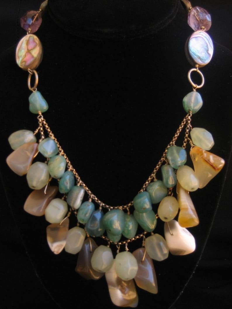 Morning Glory Necklace Etsy