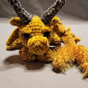 Custom Crocheted Dragon Plushie