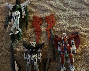 Gundam Exia, Kyrios, Dynames セット Gundam 00 Exia, Dynames, Kyrios Gunpla Custom Model Kit - Etsy