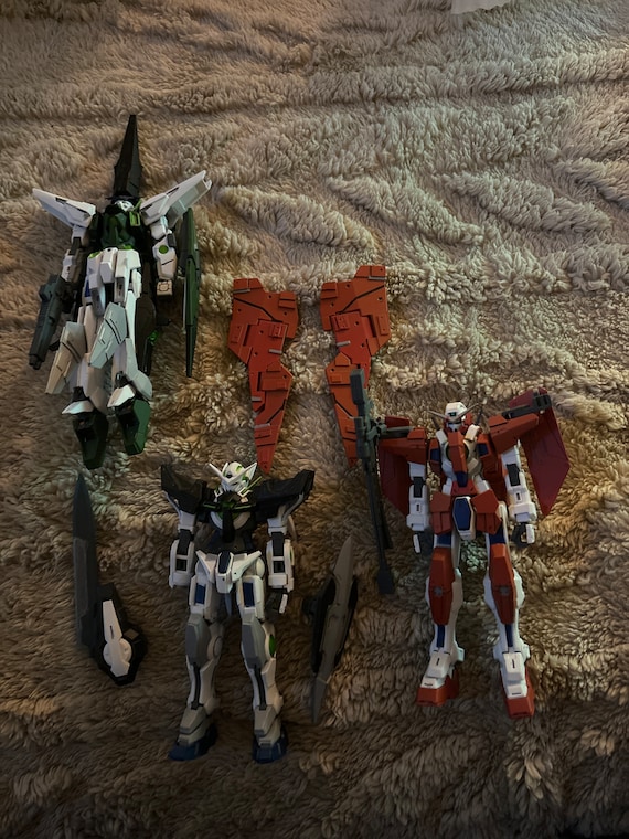 Gundam 00 Exia, Dynames, Kyrios Gunpla Custom Model Kit - Etsy