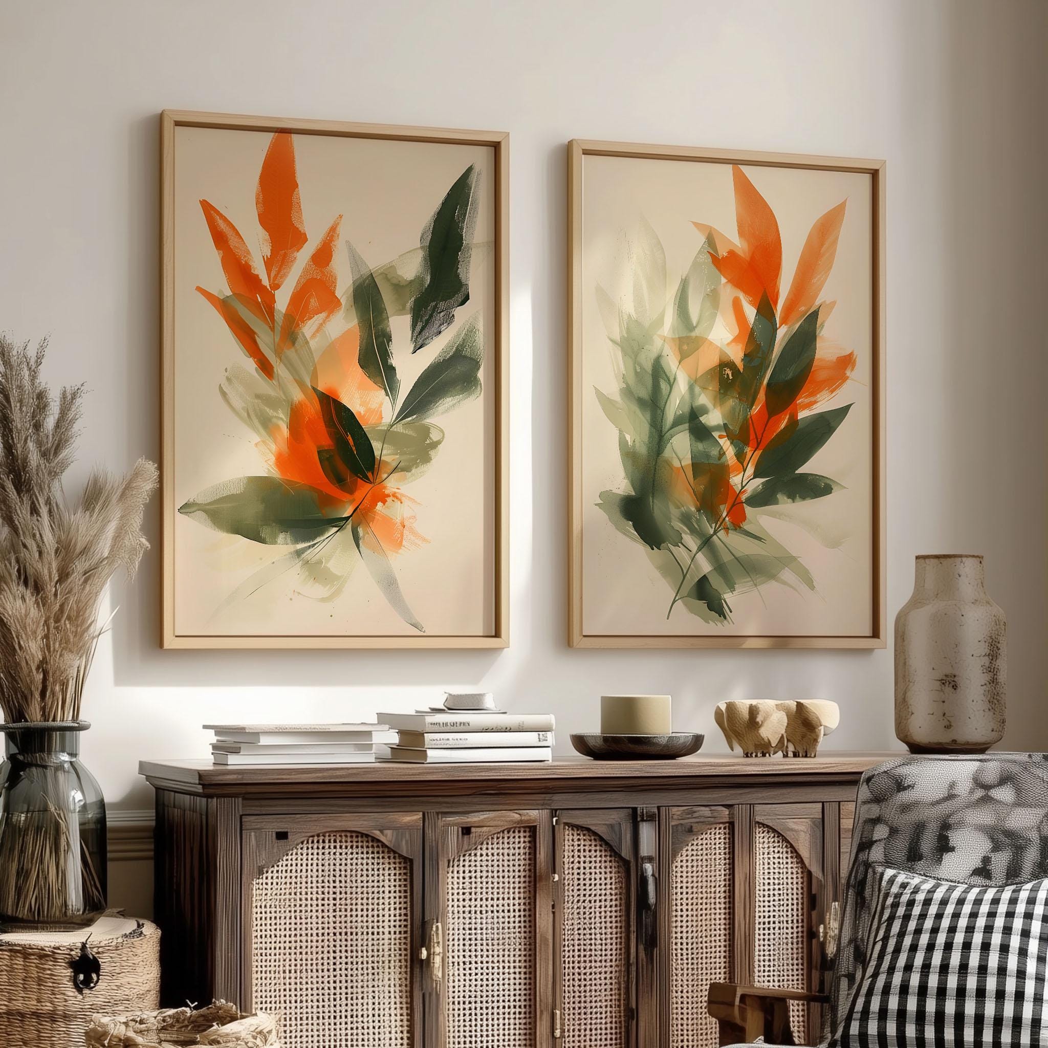 Green and Orange Pictures - Etsy