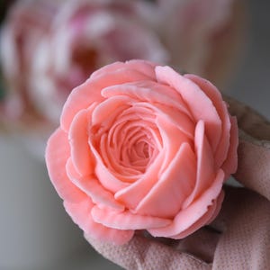Flexible XXL Rose Mold – Handmade from a Real Marshmallow Flower – Perfect for Chocolate, Marshmallow, Flexible Frosting