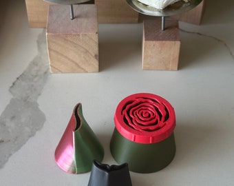 XXL piping Rose Tip Set