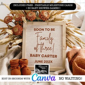 Floral Pregnancy Announcement, Digital Spring Boho Baby Announcement, Gender Neutral Sunflower Baby, Social Media Instagram Baby Reveal