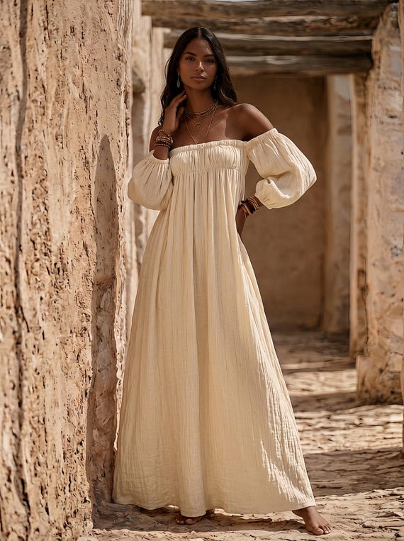 solid color boho dress Off Shoulder Linen Summer Dress,organic Cotton Gauze Gown,beach Cover Up, ,maternity,empire Waist and coral Under $499 Blue Butterfly Quinceanera Dress: COLOR:Original