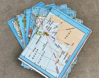 Passport Holder- Vintage Map of Southeast Asia, Philippines - choose 1