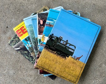 Slim Wallet- Vintage Postcards of Africa- Choose 1