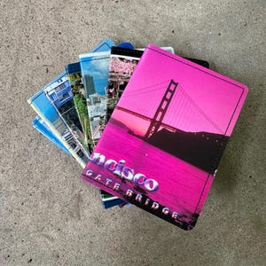 Slim Wallet- Vintage San Francisco postcards- Choose 1