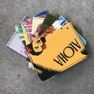 Slim Wallet - Hawaii Postkarte - Wählen Sie 1