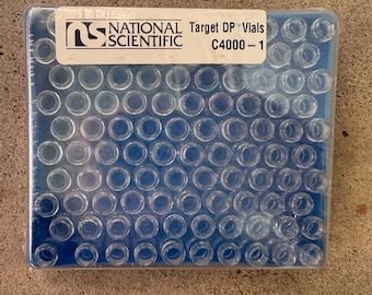 New Thermo Scientific National Target 2mL Clear Vials 12mm x 32mm, C4011-1, box of 100