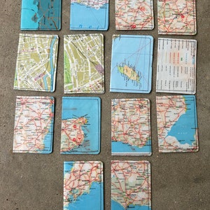 Slim Wallet Vintage London Map choose 1 image 4