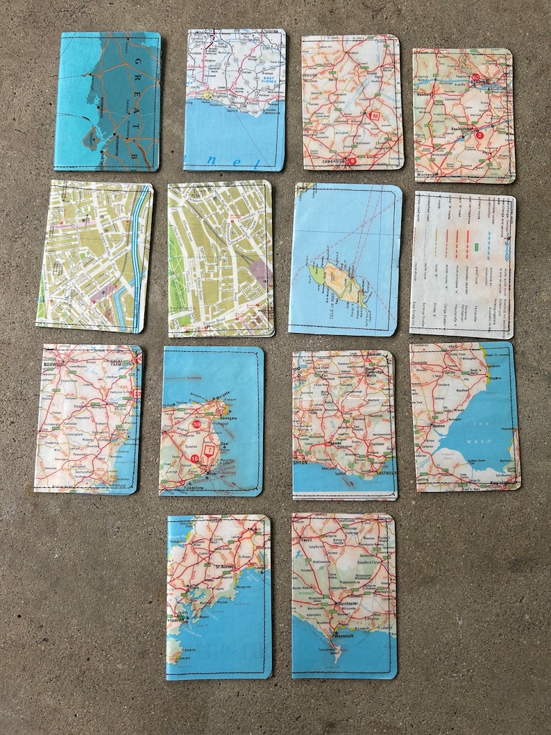 Slim Wallet Vintage London Map choose 1 image 4