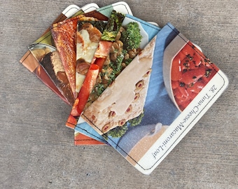 Slim Wallet- Vintage Cookbooks, Dinners- Choose 1