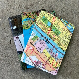Portafoglio sottile - Cartoline vintage, mappe di New York e della costa orientale - scegli 1