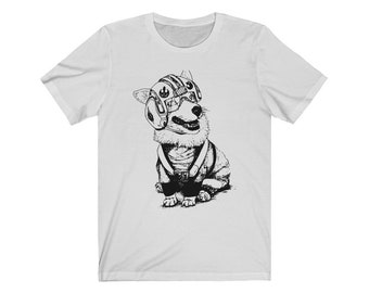 Corgi Rebel Pilot - Star Wars - Unisex Jersey Short Sleeve Tee