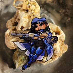 Captain Amari - Overwatch 2 Acrylic Keychain