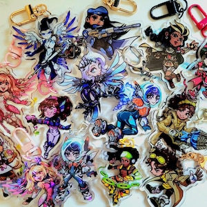 D.VA Acrylic Keychain - Overwatch 2