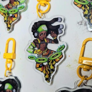 Equalizer Lucio Acrylic Keychain