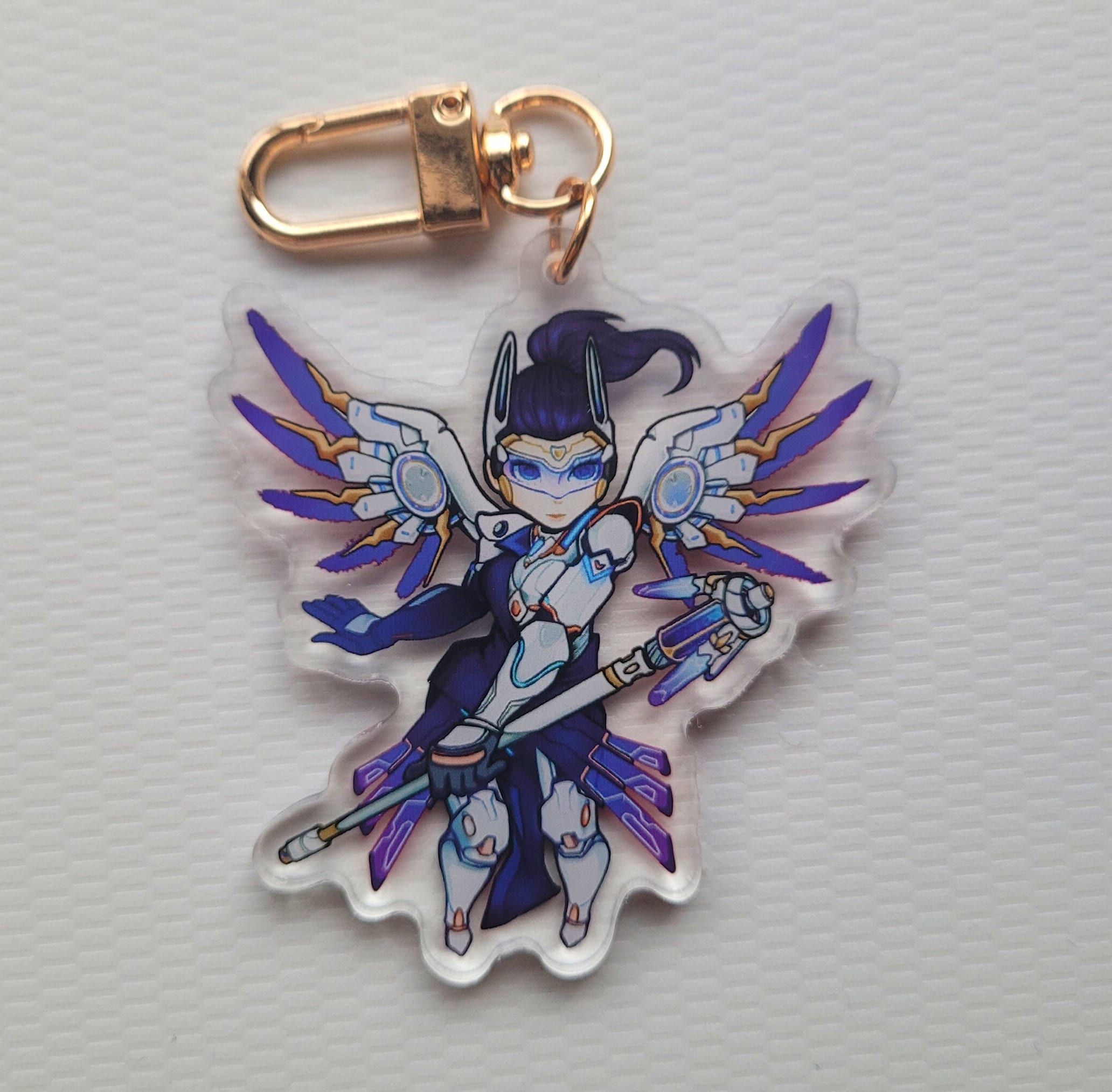 Overawatch Keychain Acrylic Overwatch 2 Mercy Double-sided Keychain - Etsy