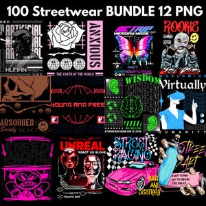 100 Latest Streetwear Bundle 12 |PNG| Tshirt Bundle | T-Shirt Print Design | Hip Hop T-Shirt | Pop Culture | T-Shirt Pod Design
