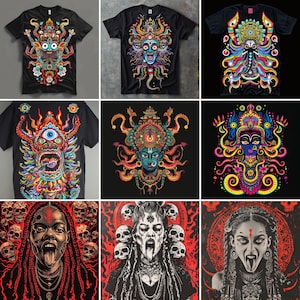 228 PNG Dark Art PNG Bundle | Gothic & Occult Art, Skull, Witchcraft, Horror Graphics | Transparent Background | Instant Download