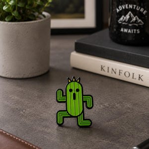 Cactuar Soft Enamel Pin - 1.5" Lapel Companion