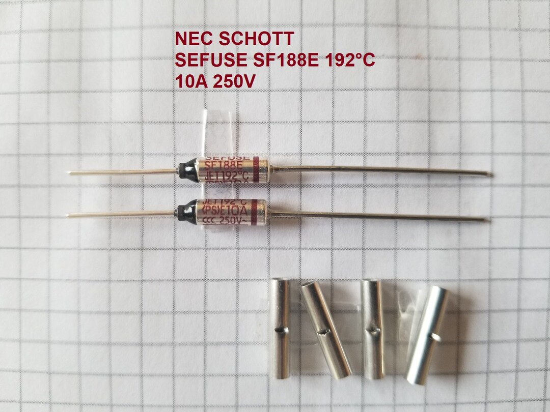 Thermal Fuse Cutoff SEFUSE SF188E 192 Degrees Celsius 10A 250V pack of ...
