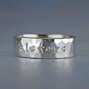 Sisters ring - Handmade in sterling silver