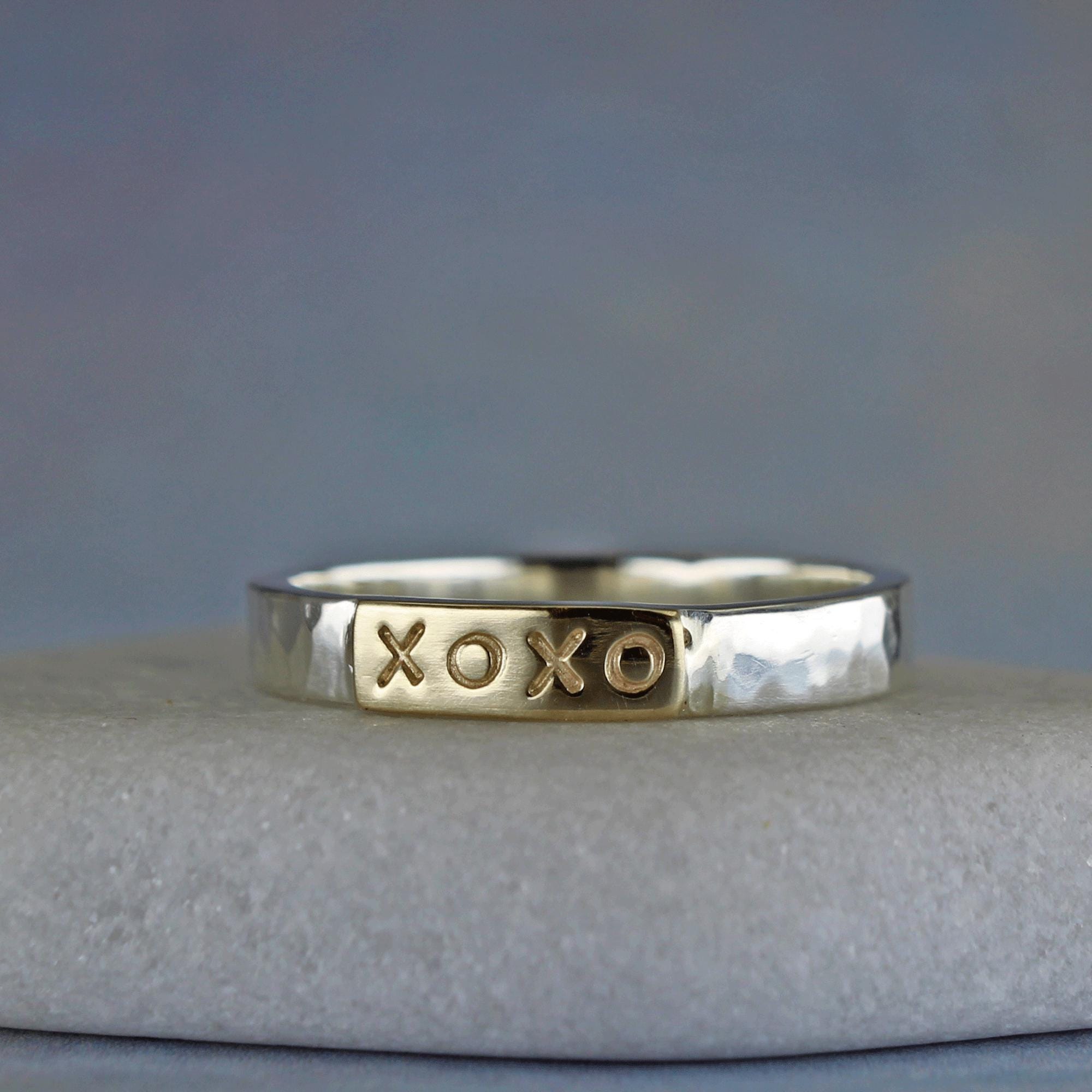 10k Xoxo Ring - Etsy