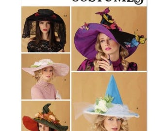 Simplicity 3031- Witch Hats Sewing Pattern One Size