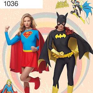 Simplicity 8185 Dc Comics Bombshells Supergirl Costume