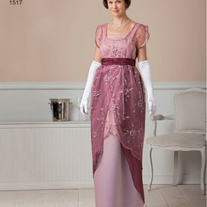 Simplicity 1517-Regency Gown/Dress-Pride n Prejudice Gown- Size 6-12 Out of Print
