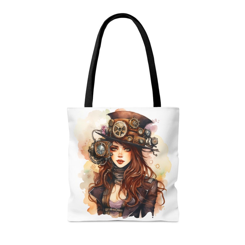 Sac fourre-tout au crochet couture femme steampunk cadeau pour patchwork cartable de plage cadeau pour grand-mère image 8