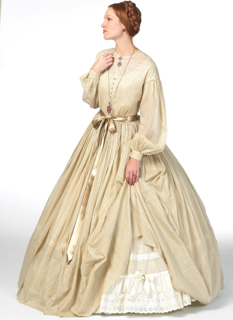 Butterick Pattern 5831 Civil War Dress-Costume Dress size 8-16 image 7