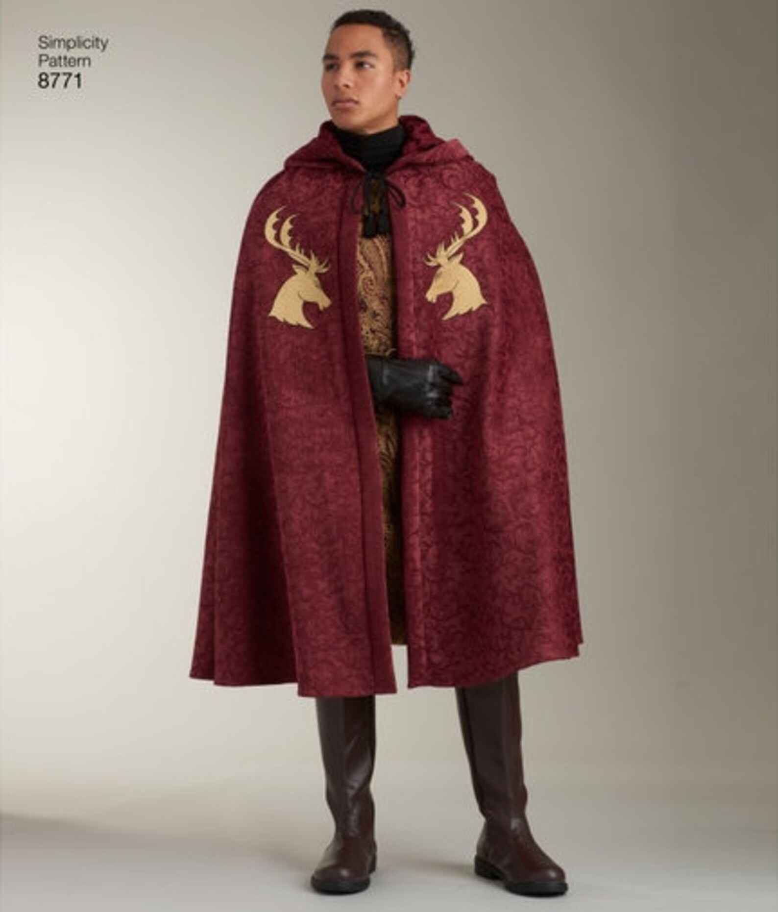 Simplicity 8771 Patterngandalf Cloak Cape Ren Faire Etsy