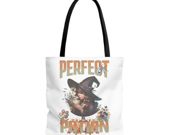 Witch Perfect Potion Coffee Sewing Tote Bag Gift for Sewing Lover Bag Sewing Crochet Book Bag