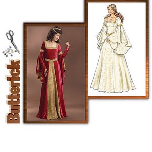 Butterick Pattern 4571 Renaissance Dress, Costume Dress-Plus Size 14-20