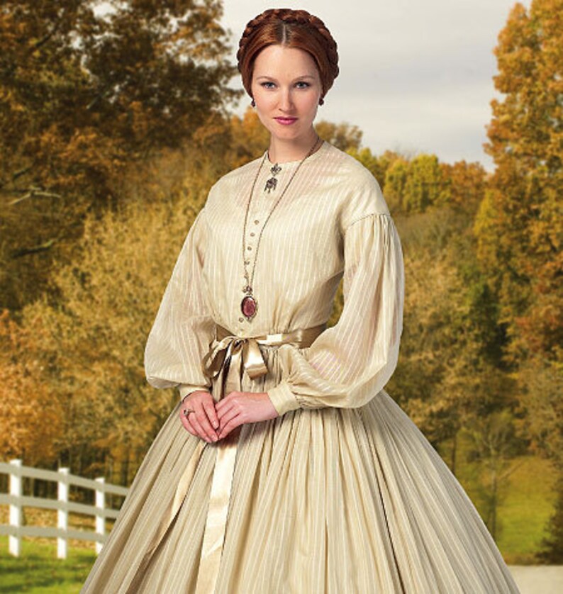 Butterick Pattern 5831 Civil War Dress-Costume Dress size 8-16 image 2