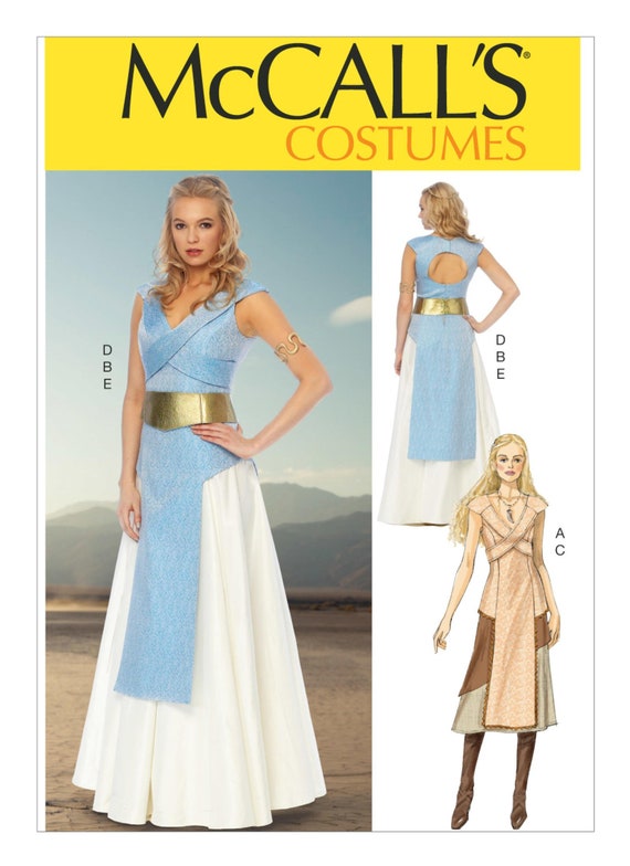 Mccall S 6941 Game Of Thrones Daenerys Targaryen Dress Etsy
