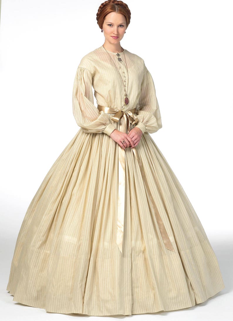 Butterick Pattern 5831 Civil War Dress-Costume Dress size 8-16 image 4