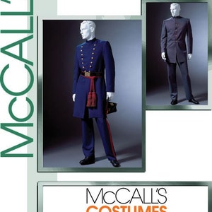 McCalls Pattern 4745, Civil War Military Uniform Costume Cosplay Pattern Size Small-Large